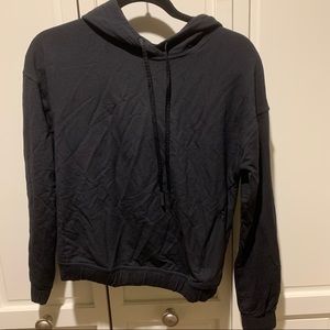 Lululemon black hoodie open back size 6